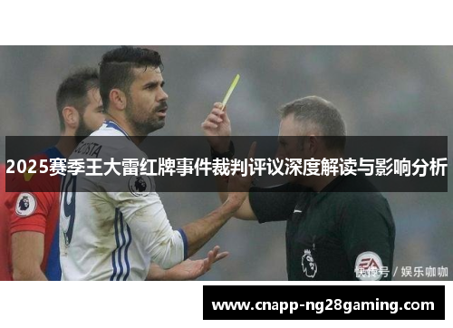 2025赛季王大雷红牌事件裁判评议深度解读与影响分析