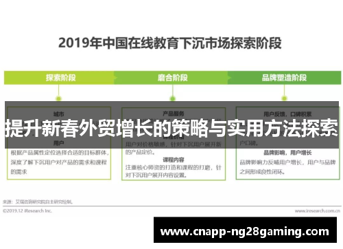 提升新春外贸增长的策略与实用方法探索