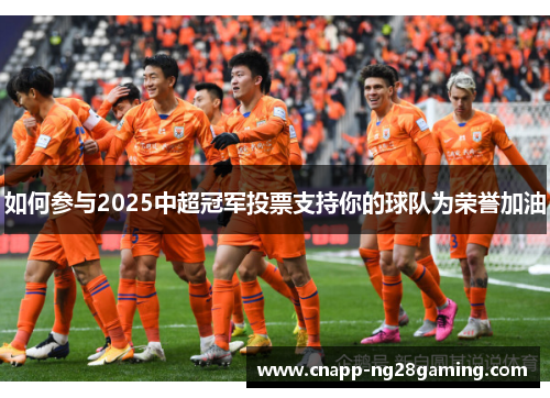 如何参与2025中超冠军投票支持你的球队为荣誉加油